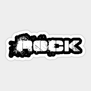 rock bold logo Sticker